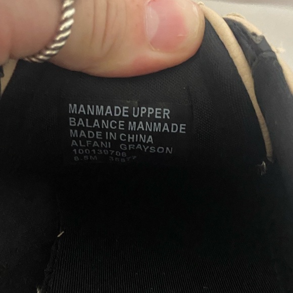 Alfani LIKE NEW men's tan vegan leather Grayson lace up sneakers size 8.5 - Picture 4 of 6